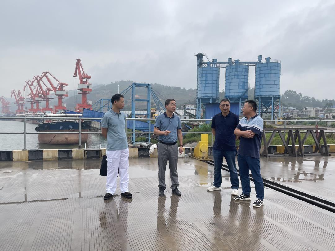 在梧州市赤水港码头调研.jpg 在梧州市赤水港码头调研.jpg