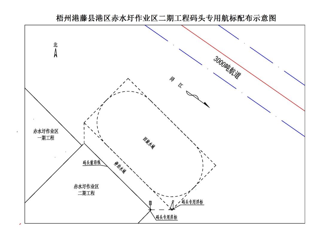 梧州港藤县港区赤水圩作业区二期工程码头专用航标配布示意图(1).jpg 梧州港藤县港区赤水圩作业区二期工程码头专用航标配布示意图(1).jpg
